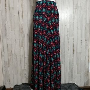 LuLaRoe Multicolored Maxi Skirt